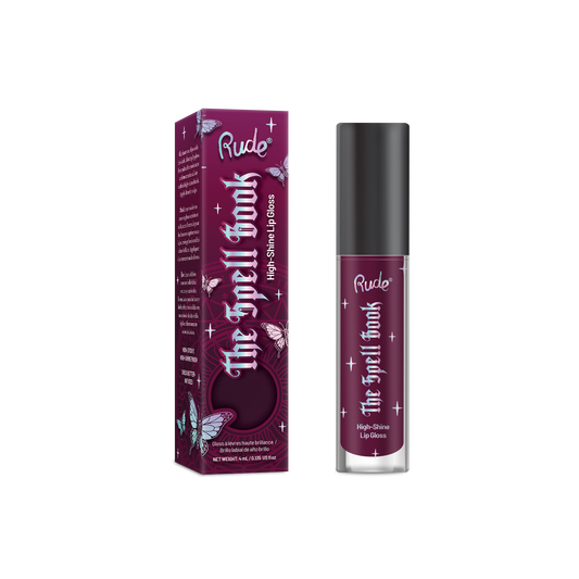 RUDE The Spell Book High-Shine Lip Gloss