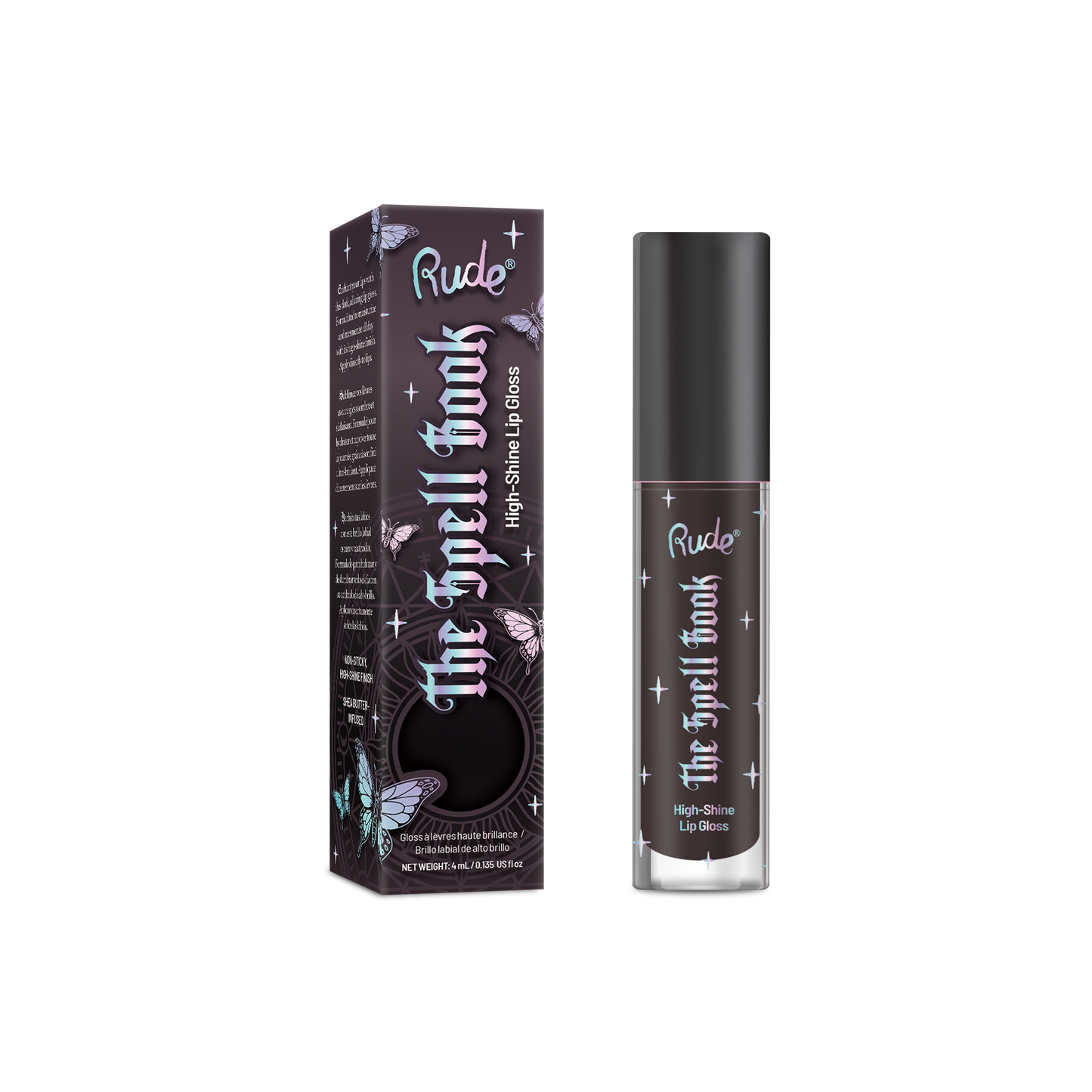 RUDE The Spell Book High-Shine Lip Gloss