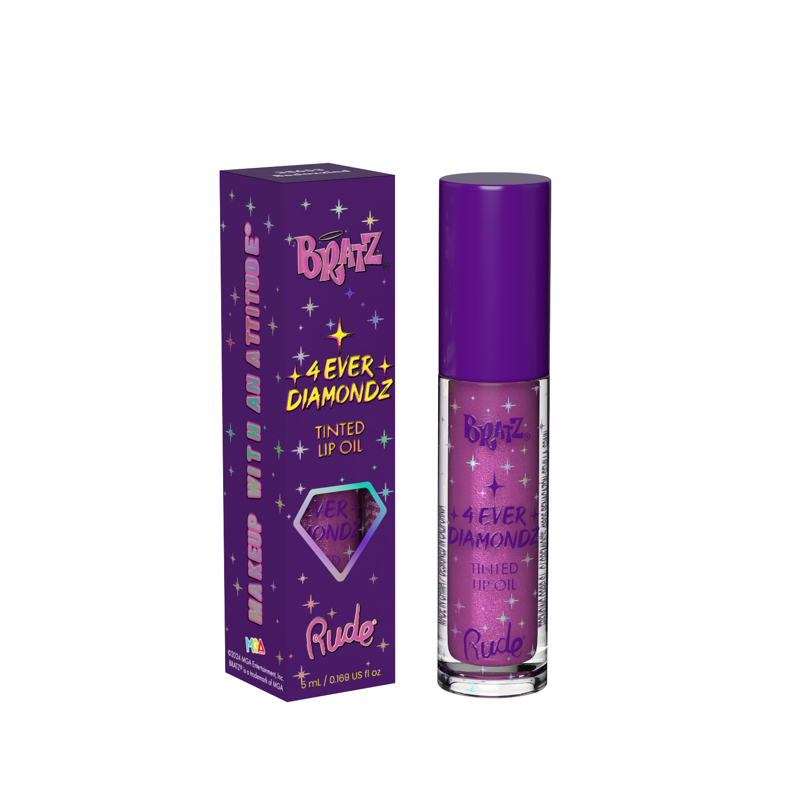 rude-bratz-4-ever-diamondz-tinted-lip-oil