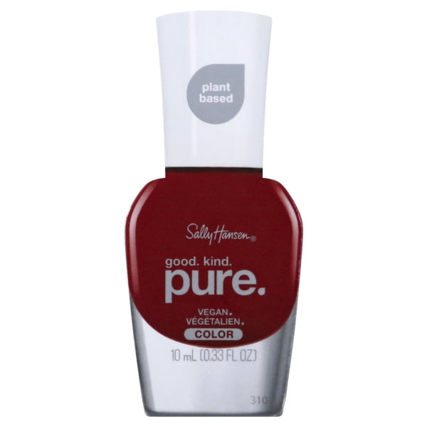 Sally Hansen Good.Kind.Pure. Nail Polish, Pomegranate Punch, 10ml