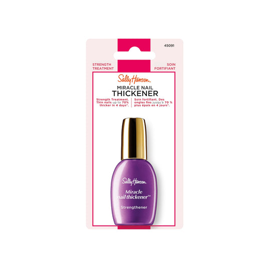 Sally Hansen Miracle Nail Thickener, Nail Growth Serum, Protects Nails, 0.45 Oz , Nail Hardener, Nail Strengthener, Bonds and Seals Thin and Weak Nails, Ceramic Gel Formula