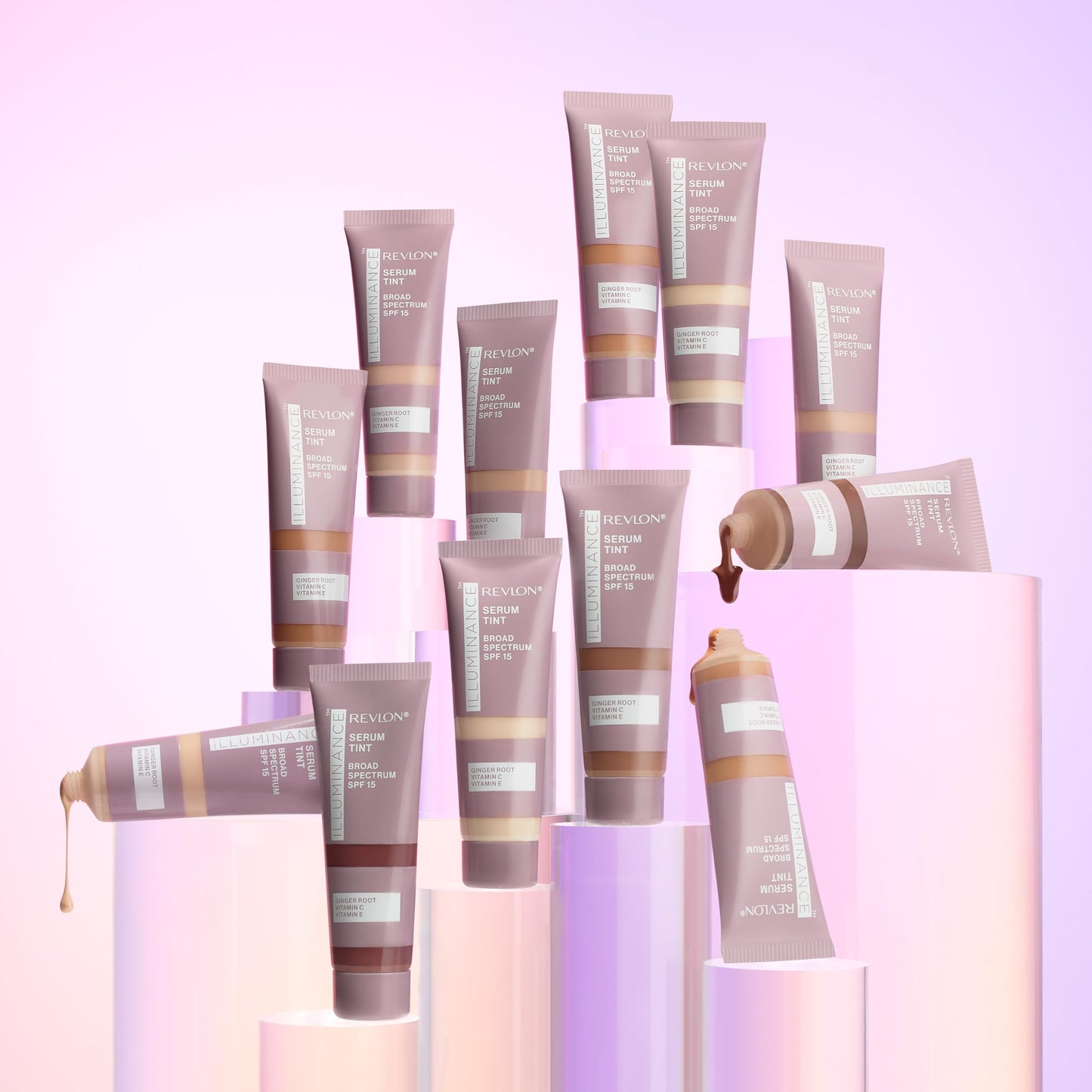 Revlon Illuminance Serum Tint, Liquid Foundation, Light Buildable Coverage, 313 Light Tan, 0.94 fl oz