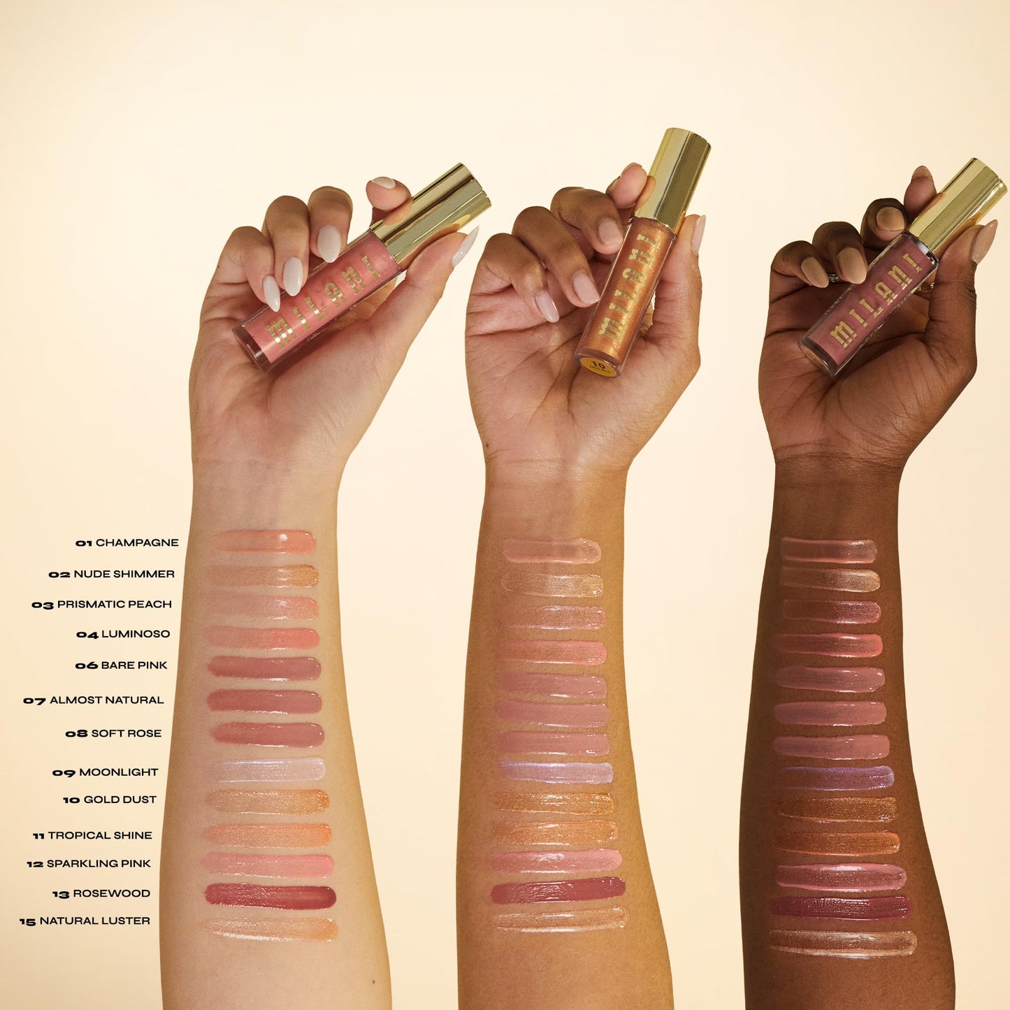 Milani Keep It Full Nourishing Lip Plumper Gloss, Prismatic Peach