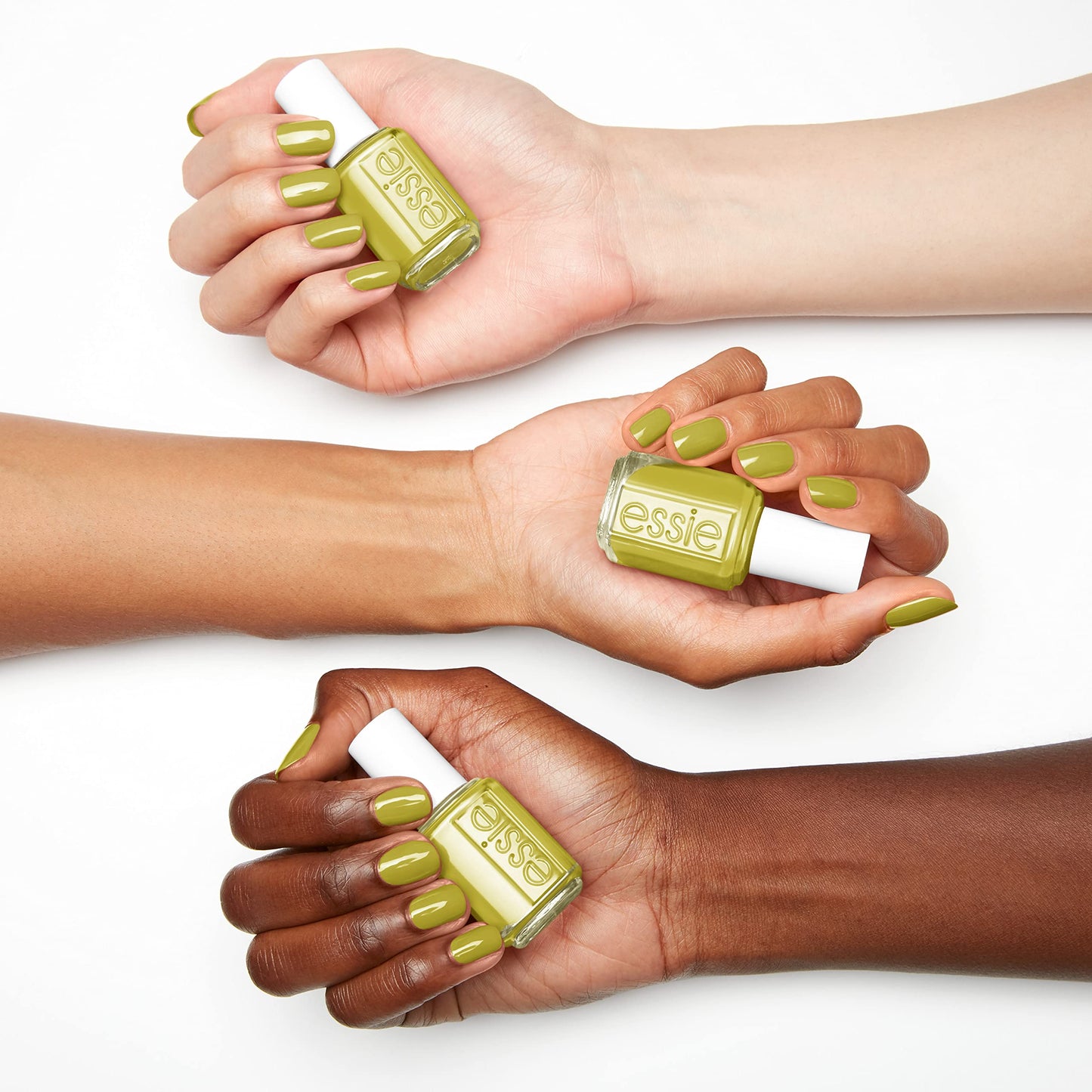 Esmalte de uñas Essie, verde lima intenso con calidad de salón, vegano, Piece Of Work, 0.46 fl oz