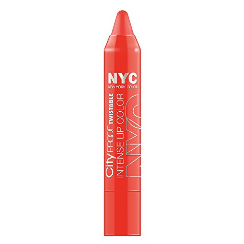 N.Y.C. New York Color City Proof Twistable Intense Lip Color, Canal St Coral, 0.09 Ounce
