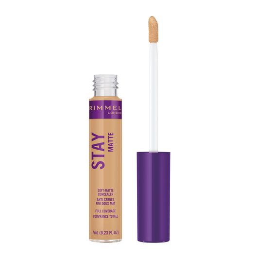 Rimmel London Stay Matte Liquid Concealer, Linen, 0.23 fl oz