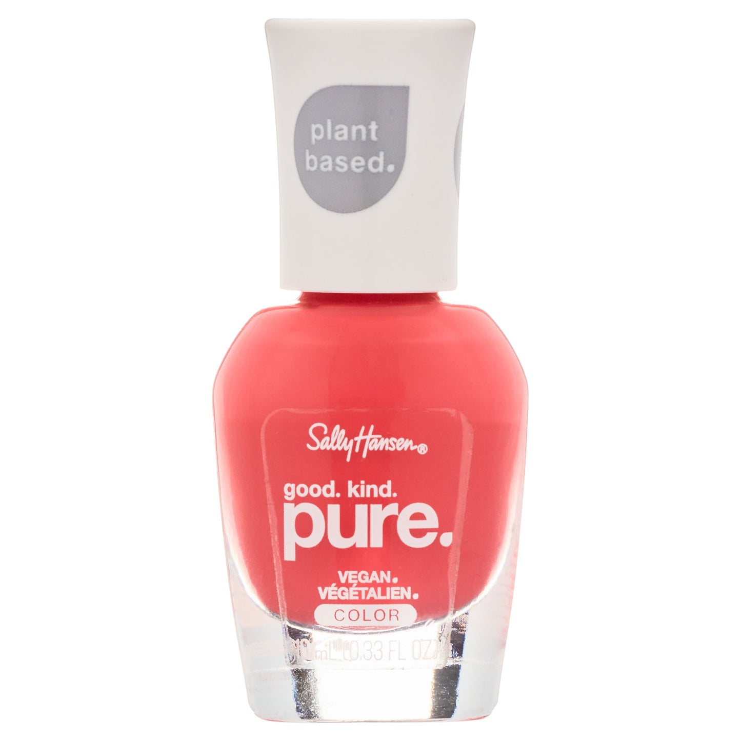 Sally Hansen Good.Kind.Pure. Vegan Nail Polish, Fruity Papaya, 0.33 oz, Vegan Nail Polish, Nail Polish, Clean Nail Polish, Plant Based