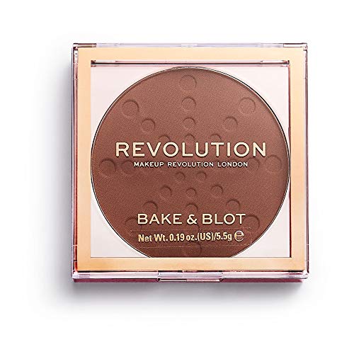 Makeup Revolution Bake & Blot Setting Powder - Deep Dark
