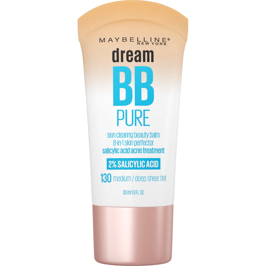 Maybelline Dream Pure 8 in 1 Skin Perfector BB Cream, Medium Deep, 1 fl oz