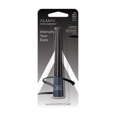 Almay Intense Liquid Eyeliner, Waterproof, Hypoallergenic, Black Pearl