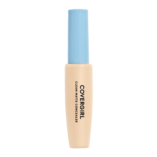 COVERGIRL Clean Matte Concealer, 110 Fair, 0.32 fl oz, Full Coverage, Skin-Brightening