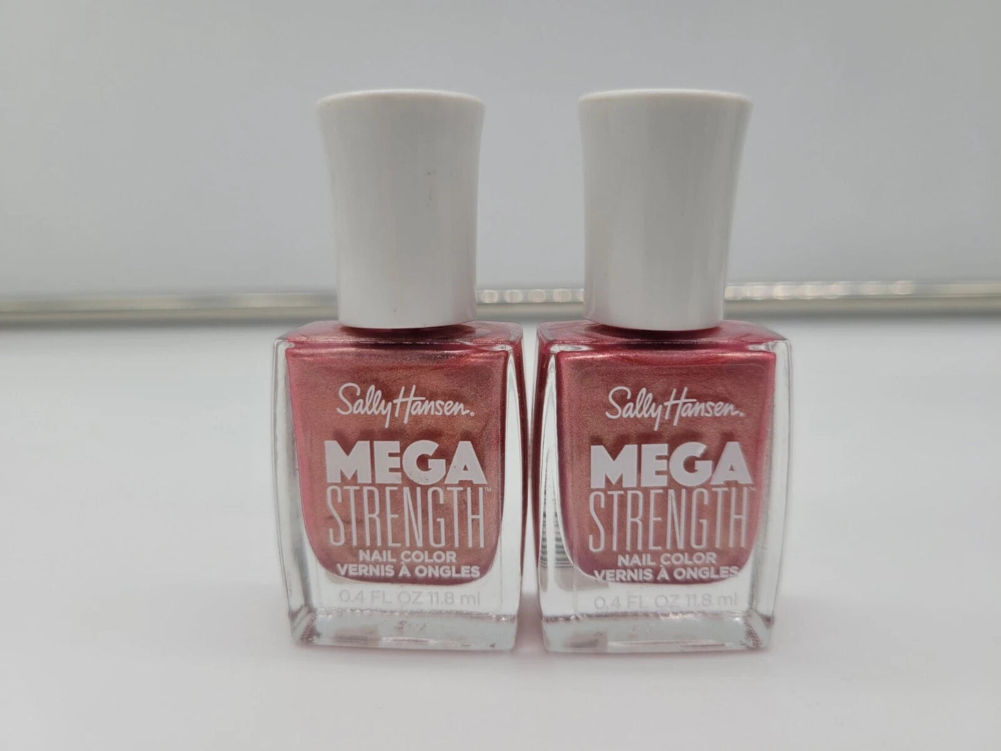 (Paquete de 2) Sally Hansen Mega Strength Rise Up 0.4 onzas líquidas n.° 028