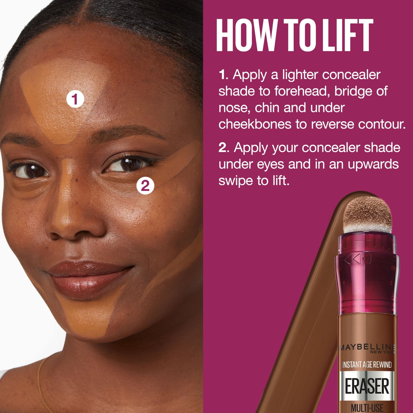 Maybelline Instant Age Rewind Instant Eraser Multi Use Concealer, 148, 0.2 fl oz