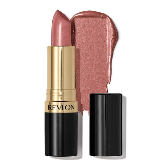 Revlon Super Lustrous Pearl Lipstick, Creamy Formula, 205 Champagne on Ice, 0.15 oz