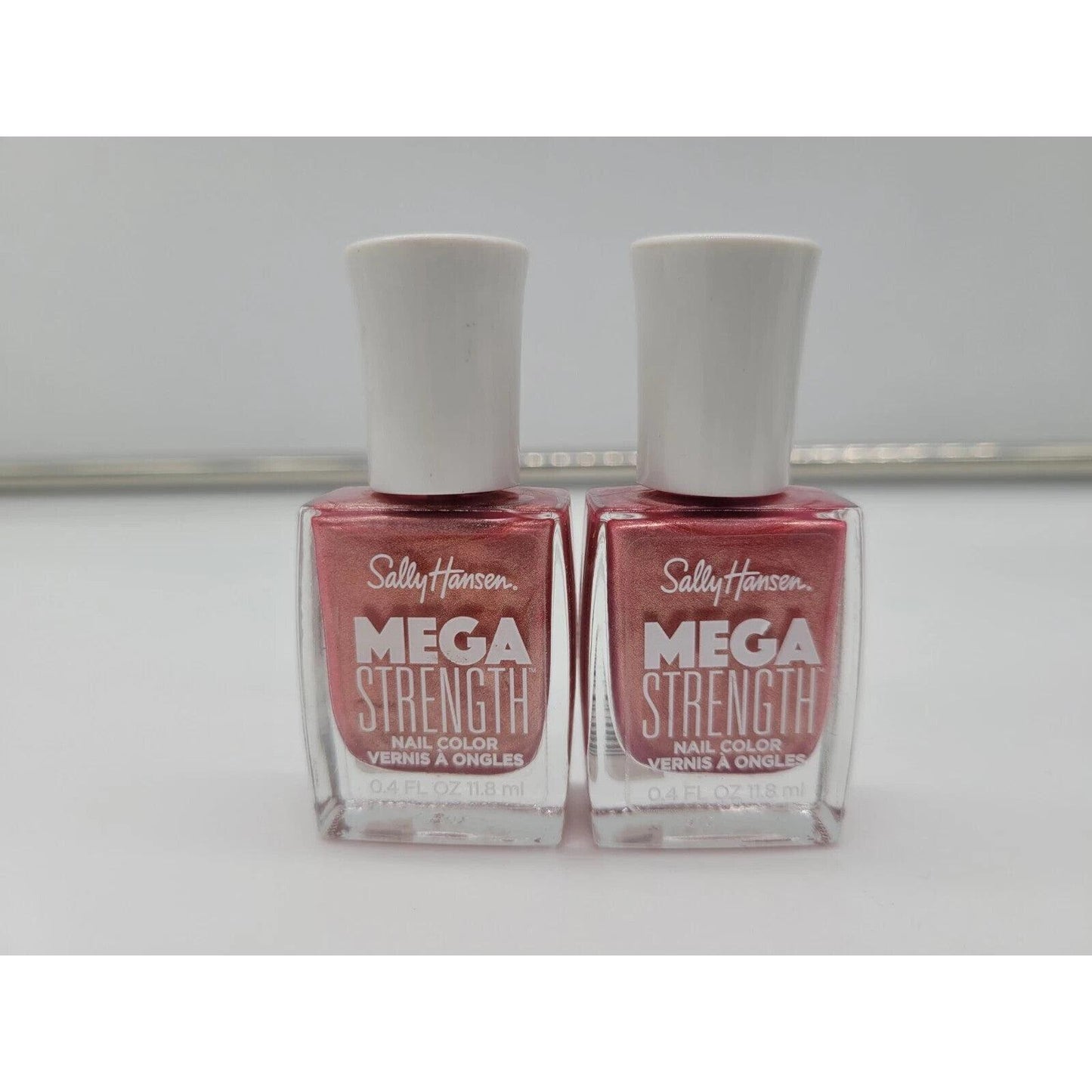 (Paquete de 2) Sally Hansen Mega Strength Rise Up 0.4 onzas líquidas n.° 028