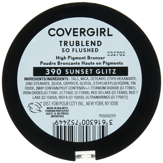 COVERGIRL TrueBlend So Flushed High Pigment Blush & Bronzer, Sunset Glitz