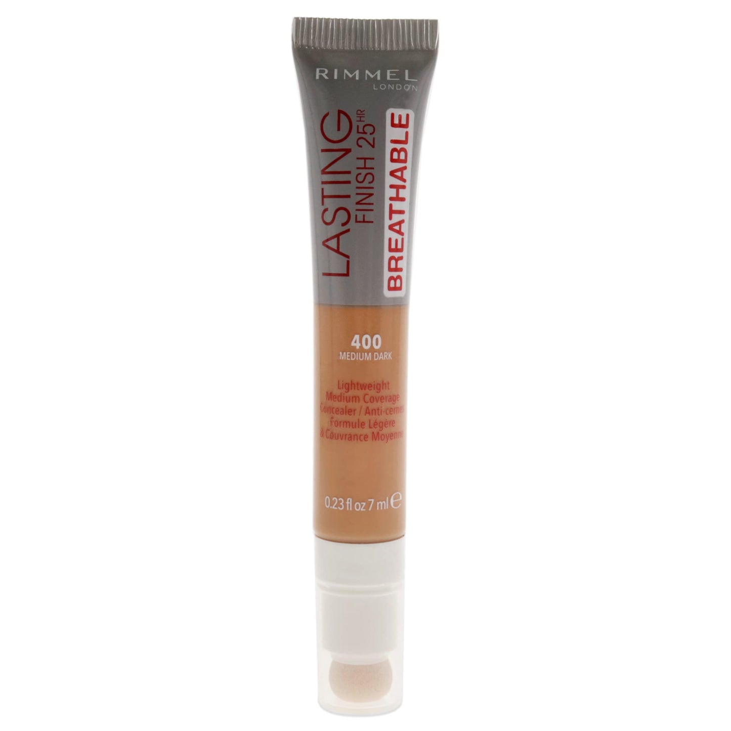 Rimmel London Lasting Finish 25Hr Breathable Concealer - 400 Medium Dark Concealer Women 0.23 oz