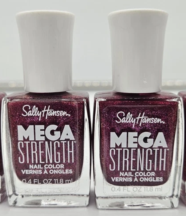 (Paquete de 2) Esmalte de uñas Sally Hansen Mega Strength, 048 Lo siento, no lo siento