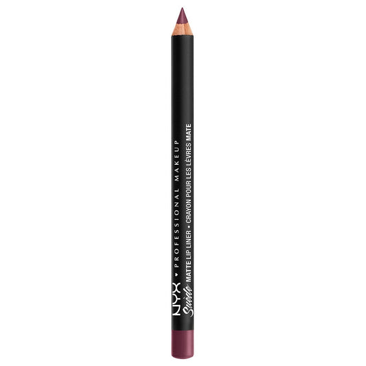 NYX Professional Makeup Suede Matte Lip Liner, velvet smooth matte finish, vegan formula Prune