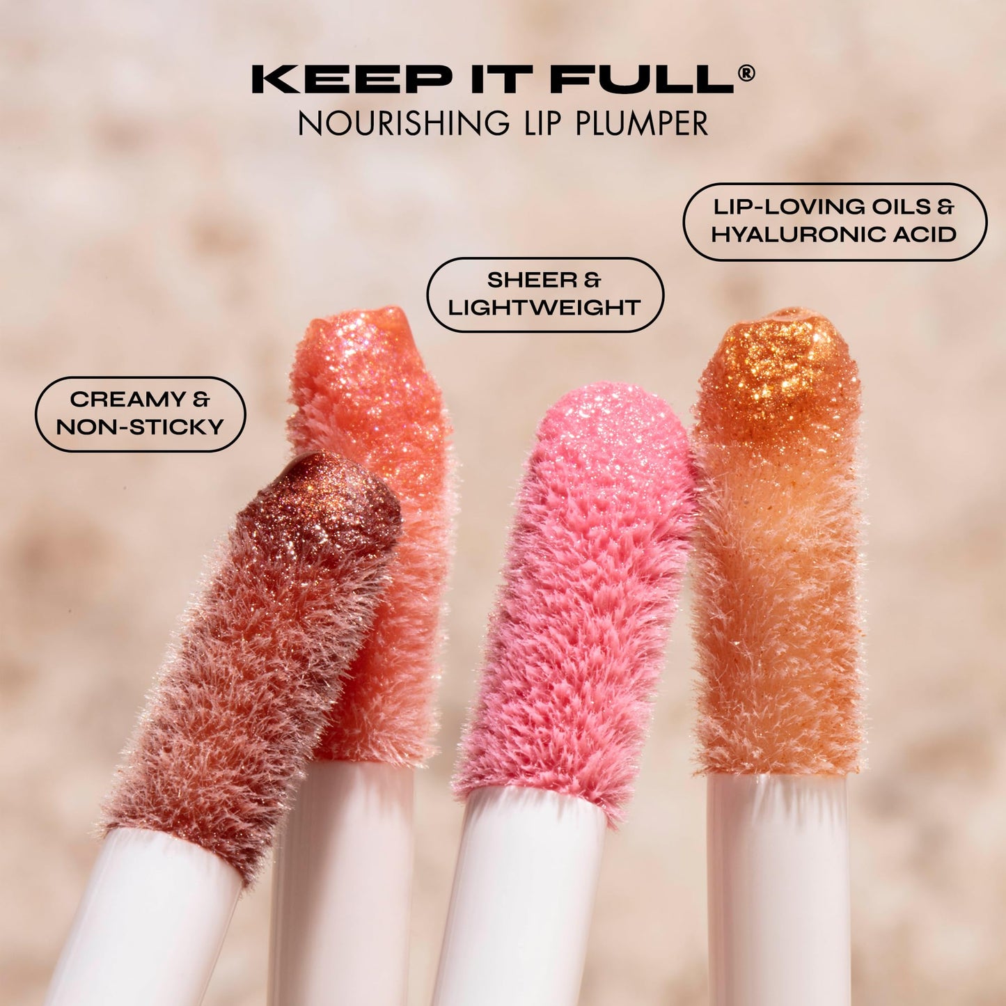 Milani Keep It Full Nourishing Lip Plumper Gloss, Prismatic Peach