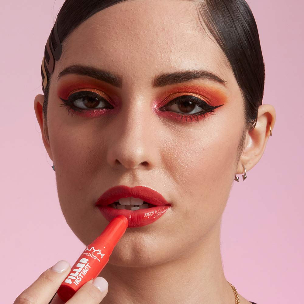 NYX Professional Makeup Filler Instinct, Plumping Lip Balm, 01 Besos