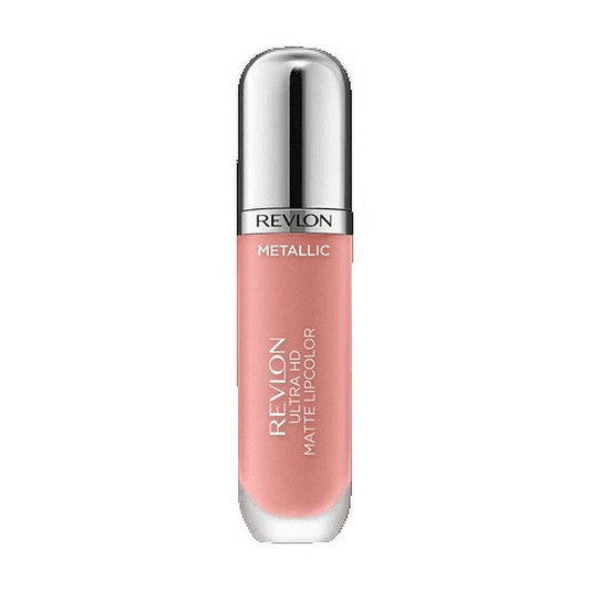 Revlon Ultra HD Metallic Matte Liquid Lipcolor, Liquid Lipstick, 100% Wax-Free, Gleam