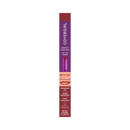 CoverGirl Simply Ageless Lip Flip Liner - Long Lasting - pecial Espresso