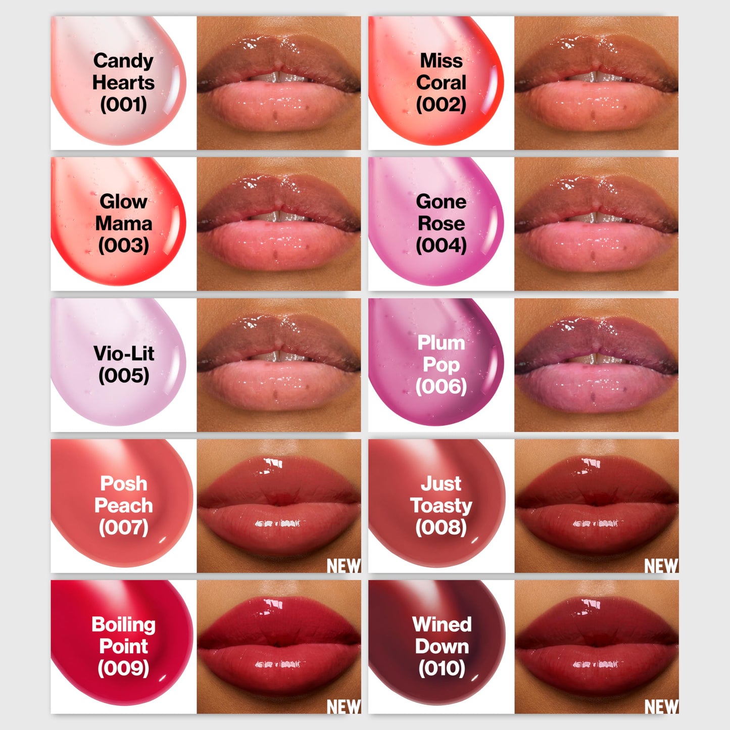 Revlon Super Lustrous Glimmer Nourishing Lip Oil, 004 Gone Rose, 0.13 fl oz