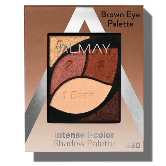 Almay Intense I-Color Eyeshadow Palette, Hypoallergenic, 010 Brown Eyes, 0.1 oz