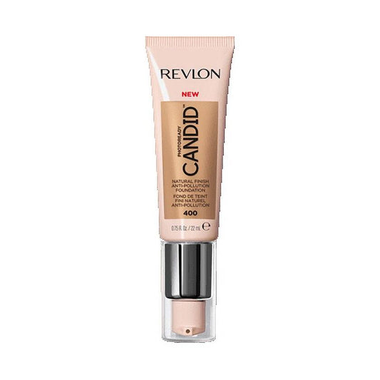 Revlon PhotoReady Candid Natural Finish Anti-Pollution Foundation, 400 Macadamia, 0.75 fl oz.