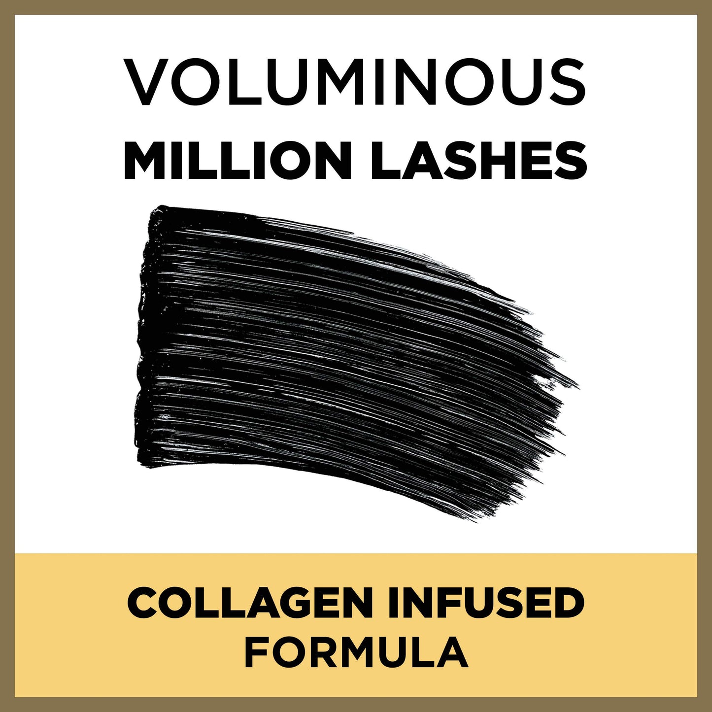L'Oreal Paris Voluminous Million Lashes Mascara, Black Brown