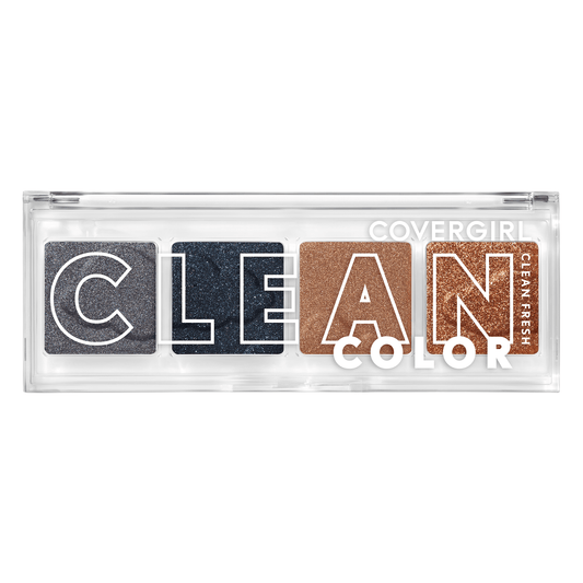 COVERGIRL Clean Fresh Clean Color Eyeshadow, 282 Midnight Sky, 0.14 oz