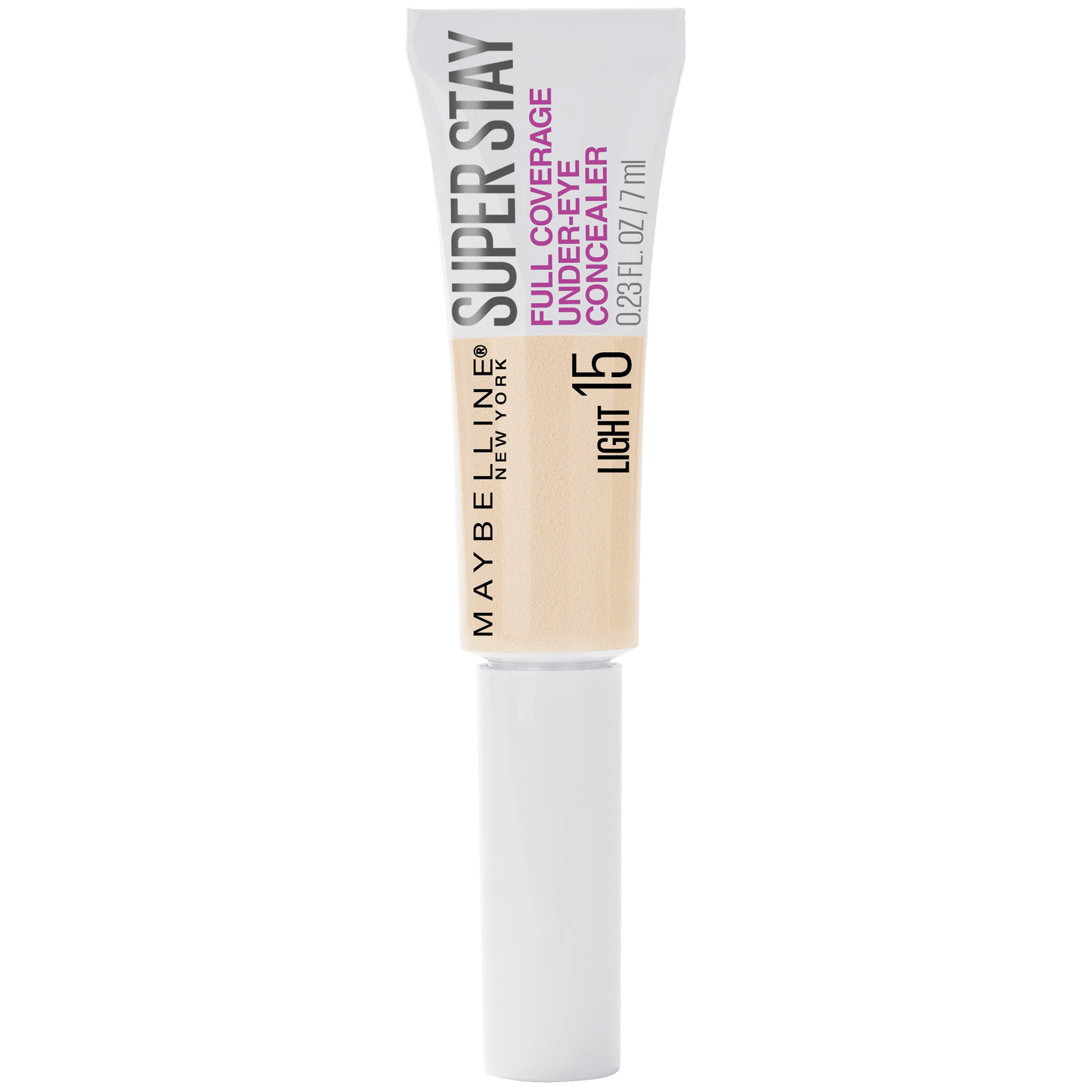 Maybelline Super Stay Full Coverage, Long Lasting Under-Eye Concealer, Light, 0.23 fl. oz.