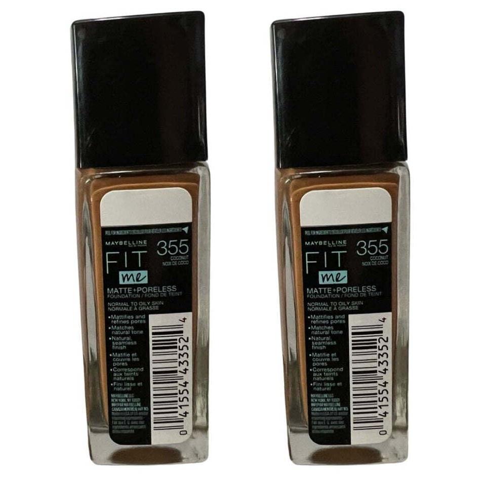 Maybelline Poreless Liquid Foundation Makeup, 355 Coconut, 1 fl oz