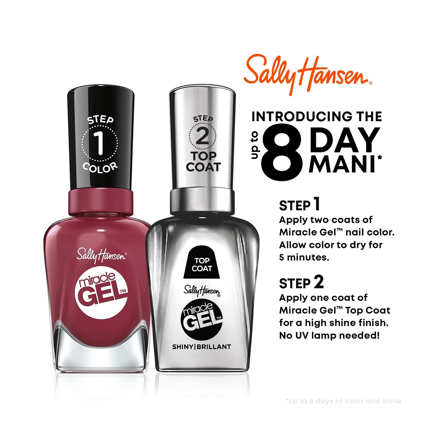 Sally Hansen Miracle Gel Nail Color, Combustealble&nbsp;