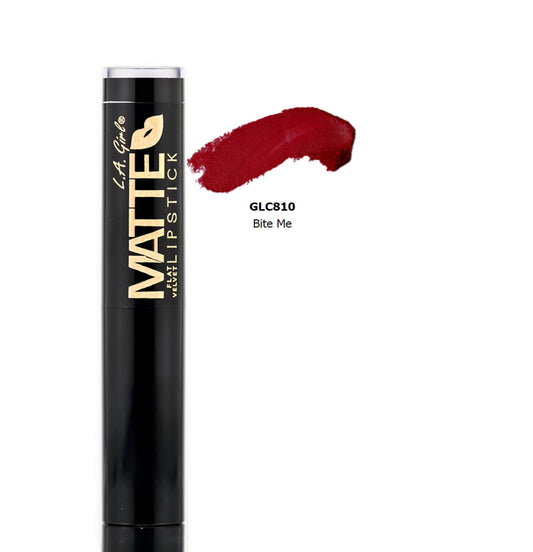 LA Girl Matte Flat Velvet Lipstick ( Bite Me - GLC810)