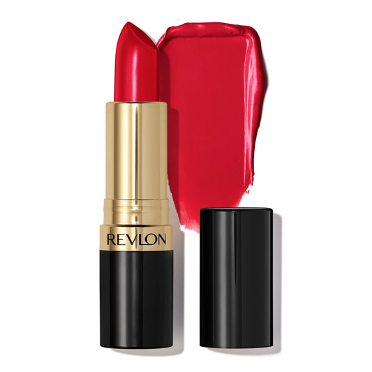 Revlon Super Lustrous Creme Lipstick, Creamy Formula, 809 Wild Saffron, 0.15 oz