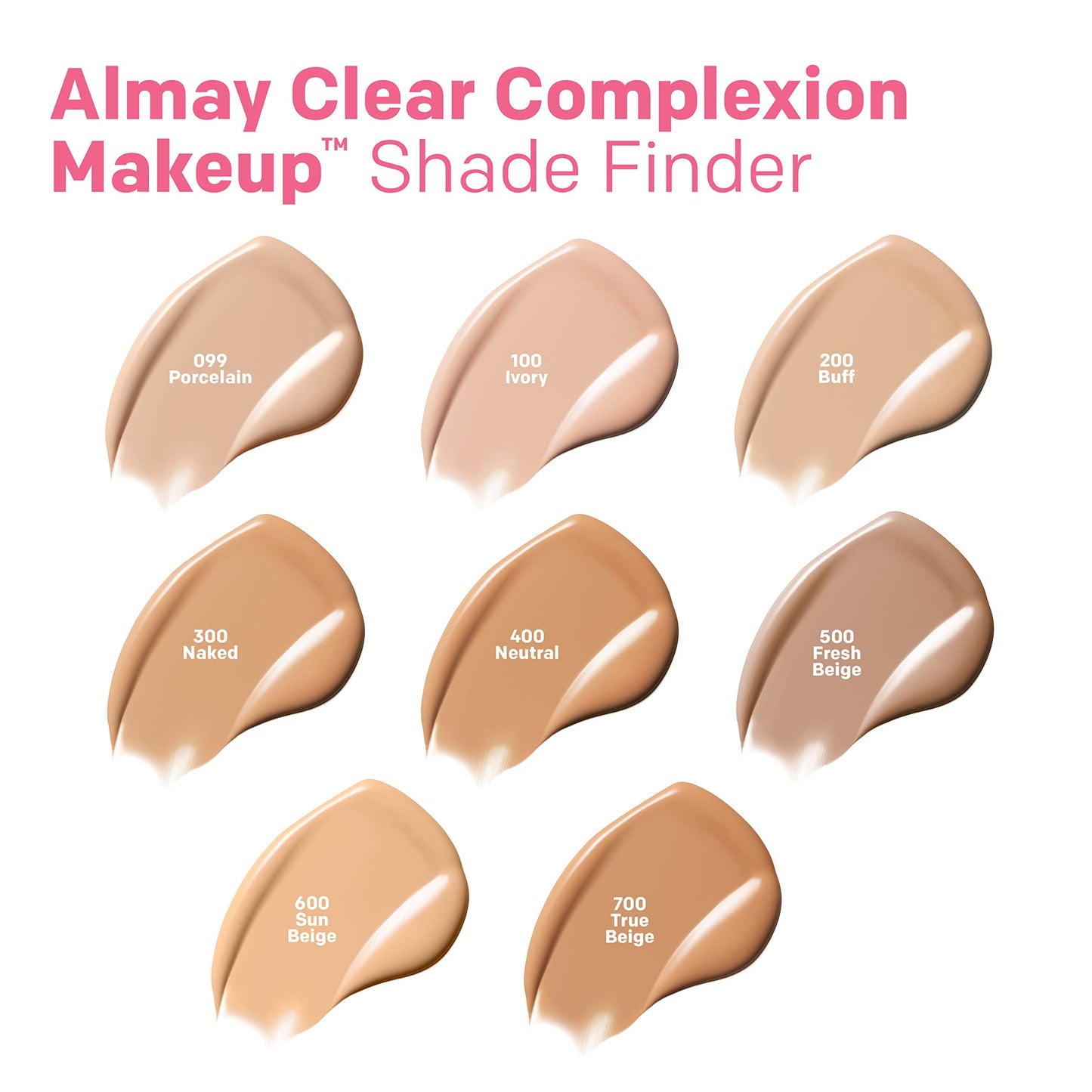 Almay Clear Complexion Foundation Makeup, Hypoallergenic, 710 Natural Tan, 1 fl oz