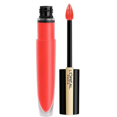 L'Oreal Paris Lightweight Matte Lip Stain, High Pigment, I Radiate, 0.23 oz.