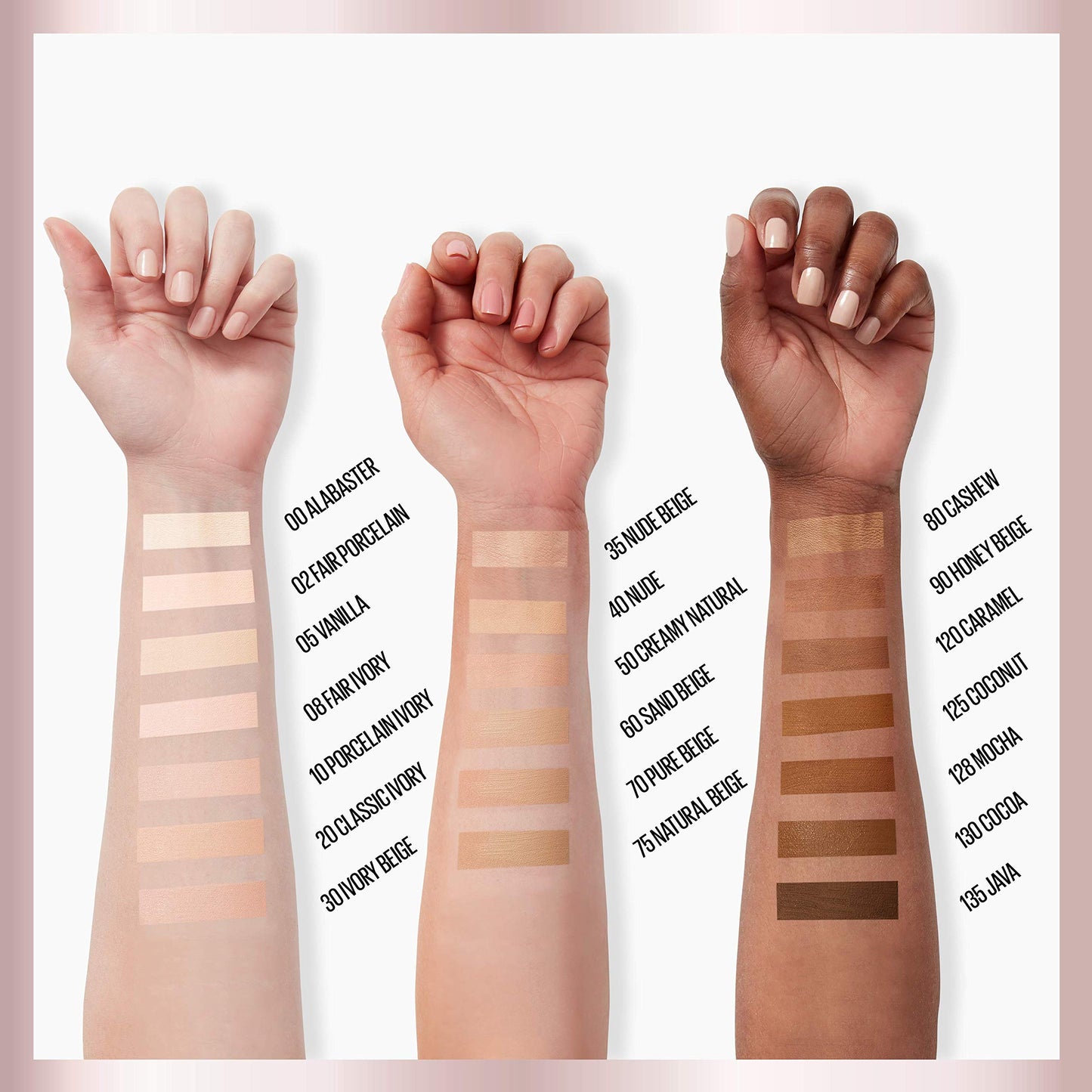 Maybelline Dream Radiant Medium Coverage Hydrating Foundation, Java, 1 fl. oz.