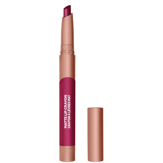 L'Oreal Paris Infallible Matte Lip Crayon, Lasting Wear, Smudge Resistant, No Fig Deal, 0.04 oz.