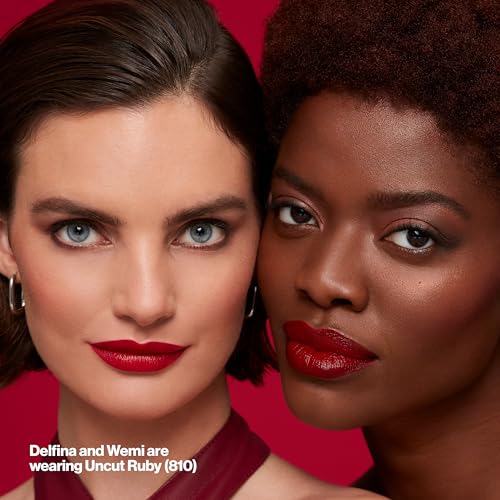 Lápiz labial Revlon Super Lustrous, fórmula cremosa para labios suaves y voluminosos, tacto hidratado, 435 Love That Pink, 0.15 oz