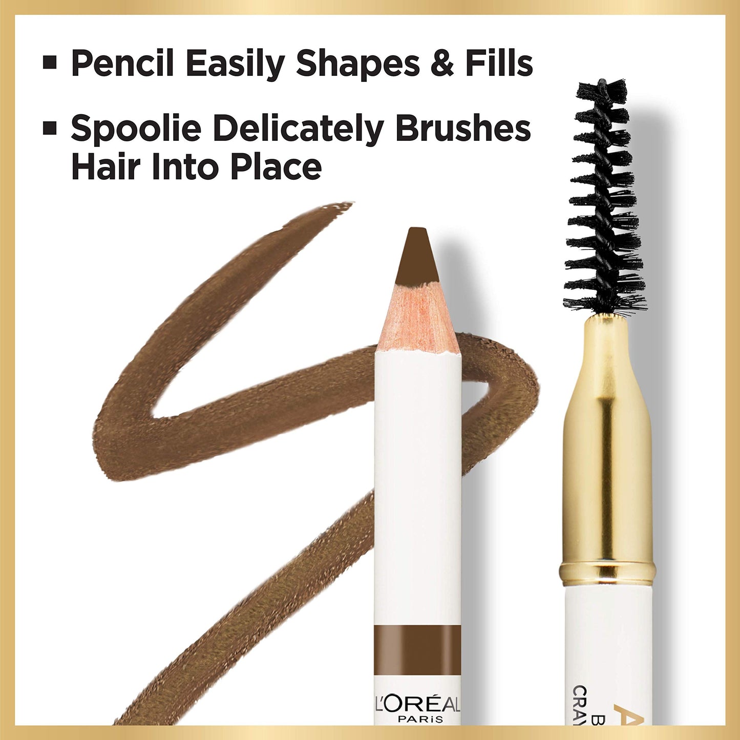 L'Oreal Paris Age Perfect Brow Magnifying Pencil, Soft Brown