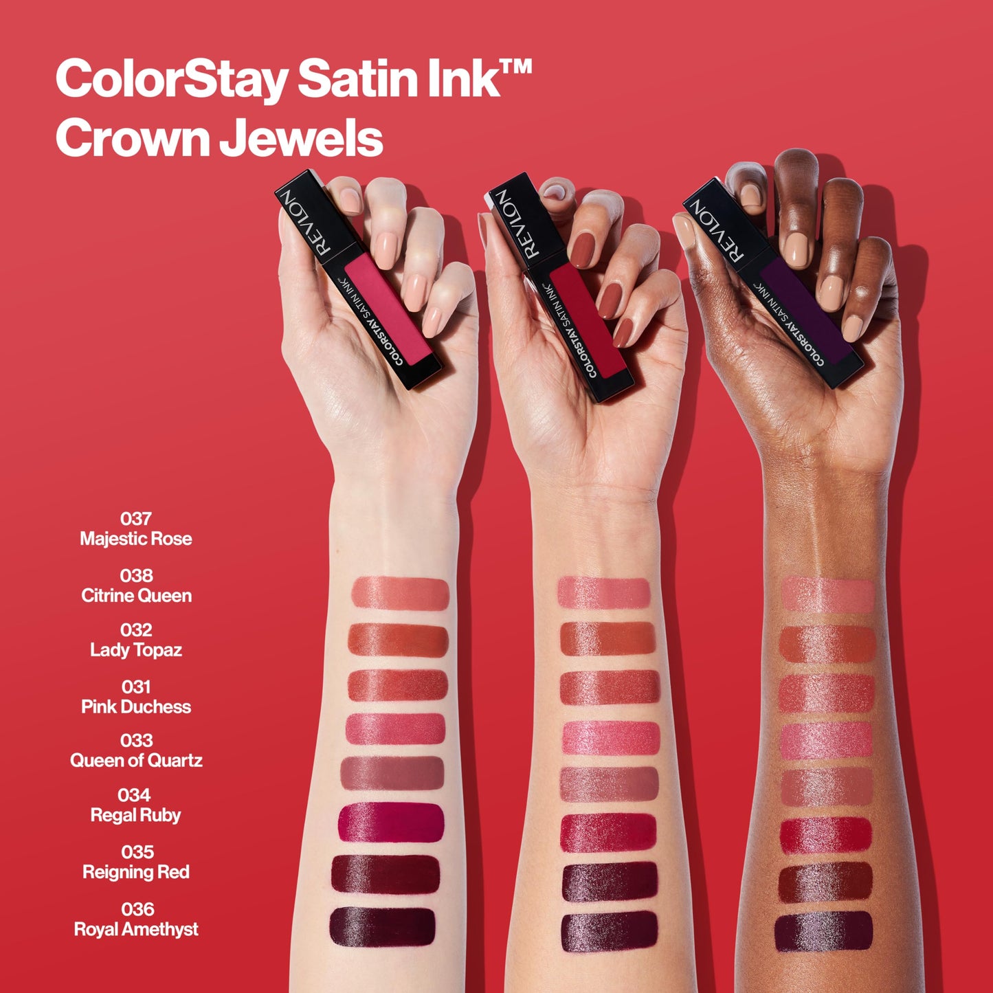Revlon ColorStay Satin Ink Crown Jewels, 036 Royal Amethyst, 0.17 fl oz.