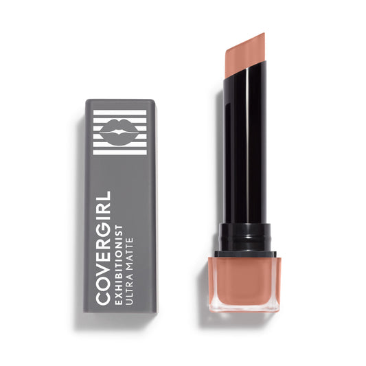 COVERGIRL Exhibitionist Ultra-Matte Lipstick, Hustler, 0.09 oz