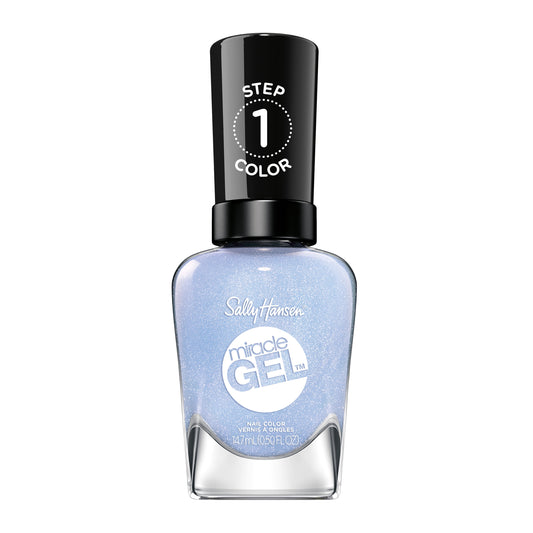 Sally Hansen Miracle Gel Nail Polish, Blue Skies Ahead, 0.5 oz, No UV Lamp Needed, Long Lasting