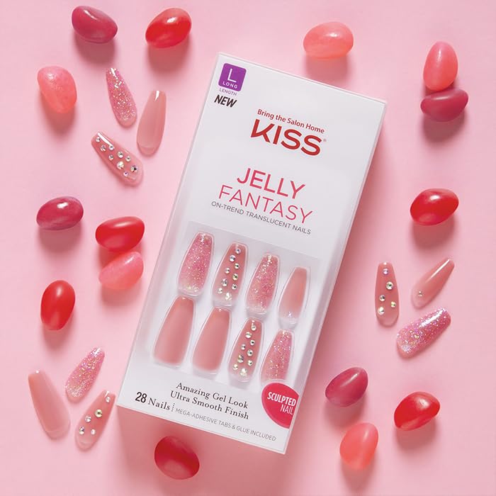 KISS Gel Fantasy Jelly Nails - Be Jelly