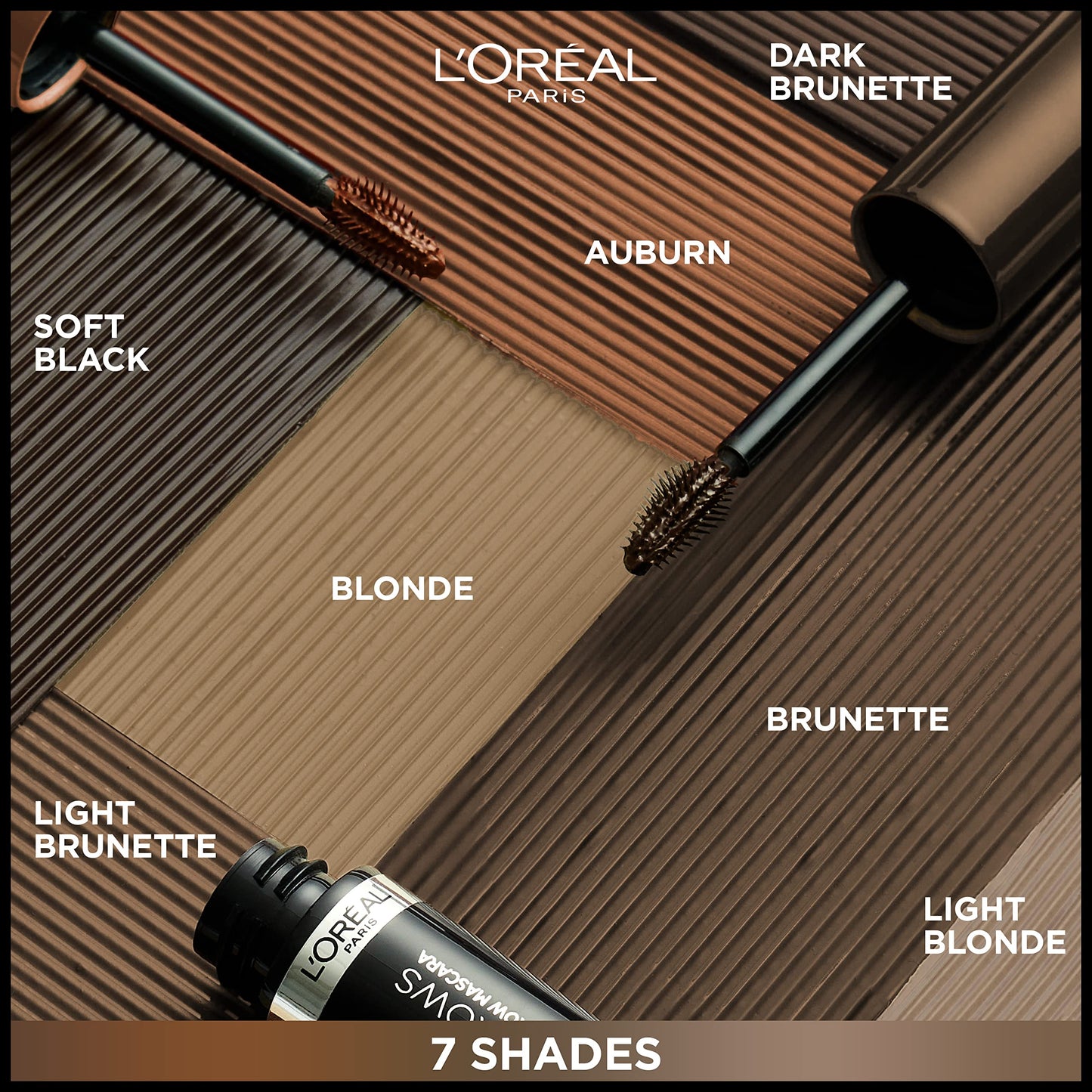 L'Oreal Paris Infallible Volumizing 24H Brow Mascara, Light Brunette, 0.13 fl oz