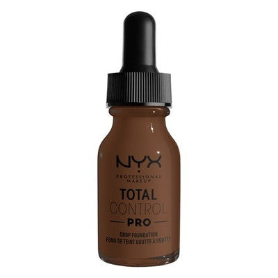 NYX Professional Makeup Total Control Pro Drop Foundation, Deep, 0.43 oz