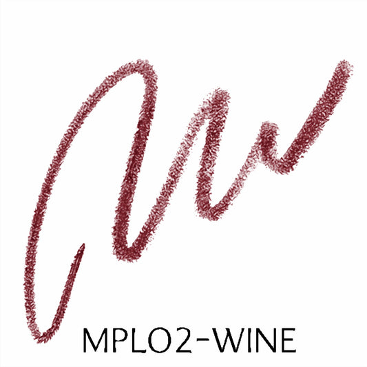 Sorme Cosmetics - Truline Mechanical Waterproof Creamy Lip Liner and Lip Gloss Pencil - Wine - 0.01 oz